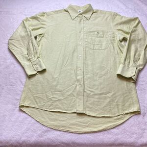 Lacoste Vintage Light Green Long Sleeve Button Down Shirt Size 42